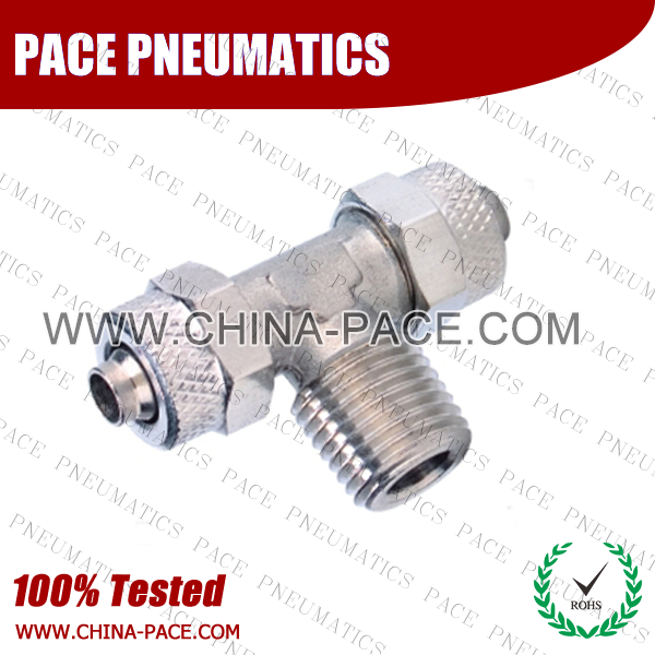 No Swivel Male Branch Tee Rapid Screw Fittings for plastic tube, Brass connectors, Brass Pipe Joint Fittings, Pneumatic Fittings, Air Fittings, Pneumatic Fittings, Tube fittings, Pneumatic Tubing, pneumatic accessories.
